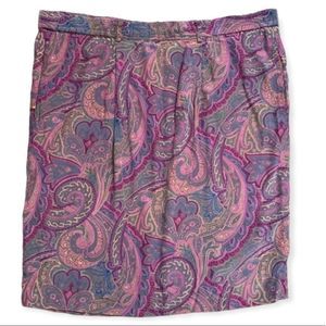 Printed Mini Skirt  